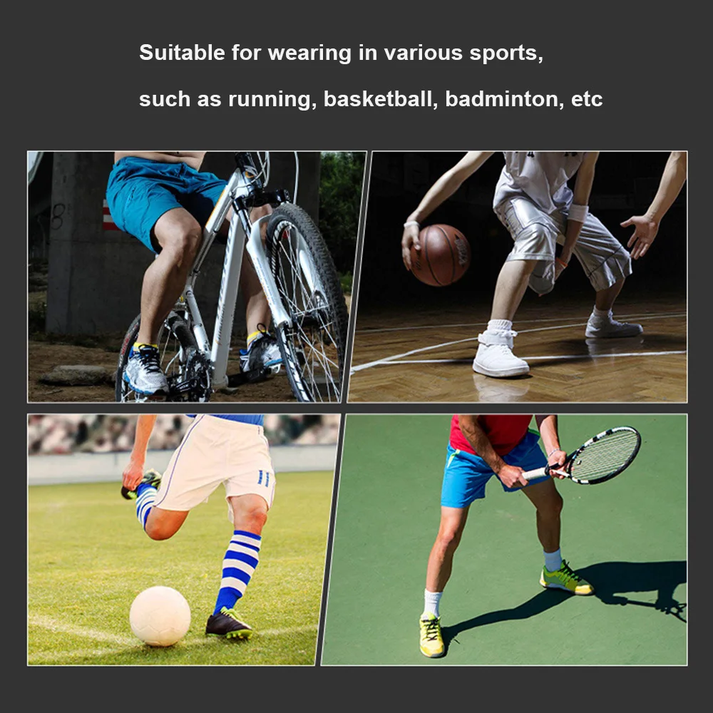 Outdoor Sports Safety Sweat Absorbent Basketball Support Silicone Padded Knee Pads Breathable Kneepad Protection