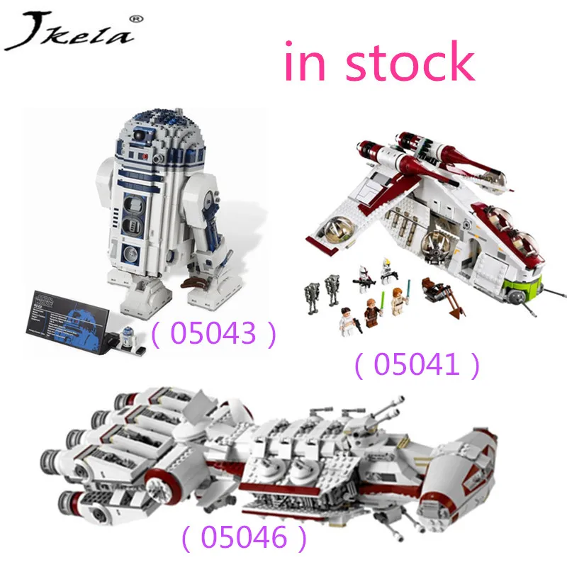 

[Hot] Legoingly Star Wars Series 05041 05043 05046 building block toys for children Compatibility with Legoingly Star Wars