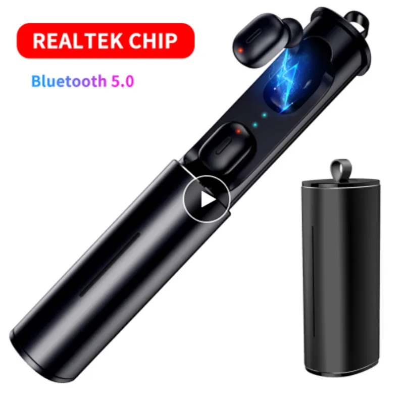 Mini T1 TWS V5.0 Bluetooth Earphone 3D Wireless Stereo Earbuds With Mic Portable HiFi Deep Bass Sound Cordless Dual Headset | Электроника