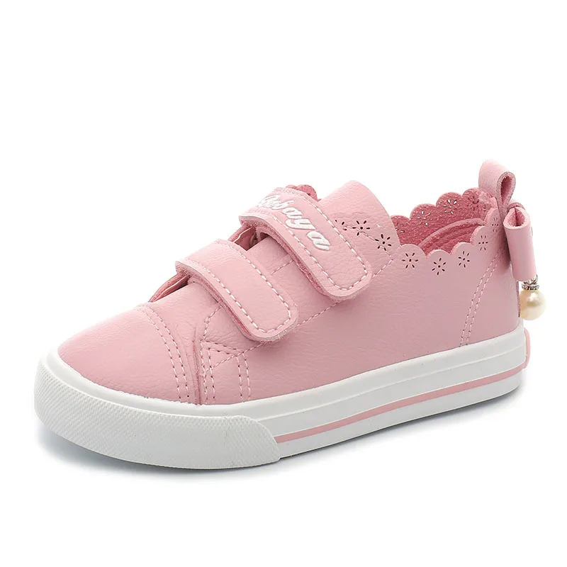 Детская обувь для девочек Милая Белая Новинка 2019 года модная повседневная