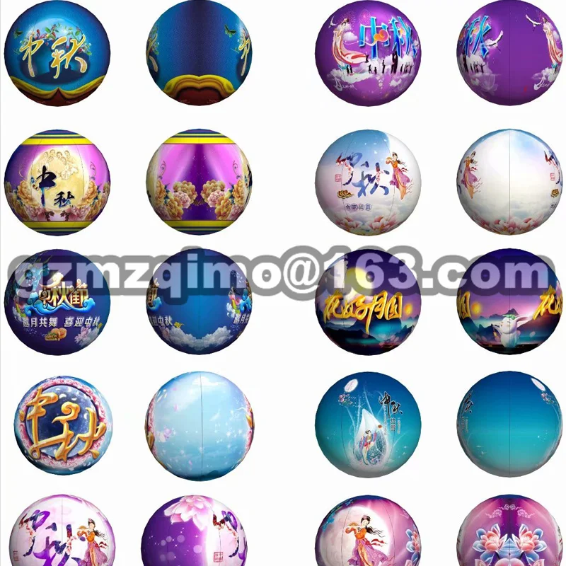 

Free shipping 4M dia giant LED lighting inflatable hanging moon model blow up moon balloon for stage decoration toy planet