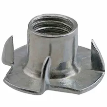 Caixa de som m3 m4 m5 m6 m8 m10 m12, 50 peças zinco banhado quatro garras porca alto-falante porca t-nut cego ferragens móveis porca