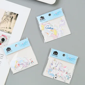 

Lovely Unicorn Fairy Tale Stickers Set Decorative Stationery Stickers Scrapbooking DIY Diary Album Stick Lable