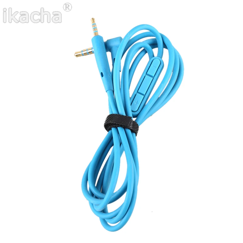 Blue Replacement Audio 2.5 to 3.5mm Cable For Bose Quiet Comfort QC25