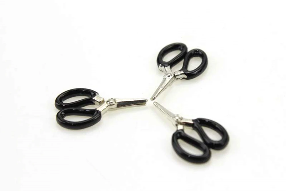 1:12 Dollhouse mini metal scissors simulation furniture shears model toys/'