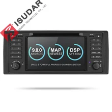 Isudar 2 Din Auto Radio Android 9 Per BMW 5 Series/X5 E53 E39 CANBUS Car Multimedia Video DVD navigazione di GPS di lettore USB DVR FM