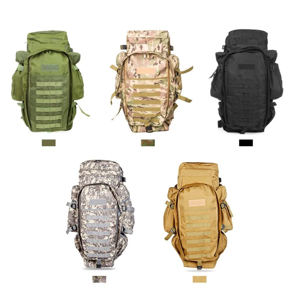 Capacidad de Oxford tela mochila militar al aire libre Camping caza pesca mochila bolso táctico