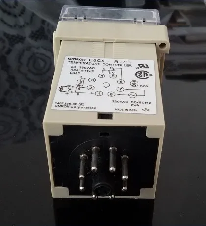 Omron Digital Set Temperature Controller & Front Cover E5C4-R Neu L1SA 