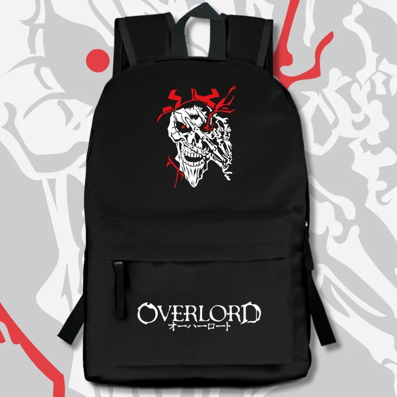

High-Q Unisex Anime Overlord Ainz Ooal Gown Backpack student OVERLORD backpack Over Lord Casual Preppy School travel bags