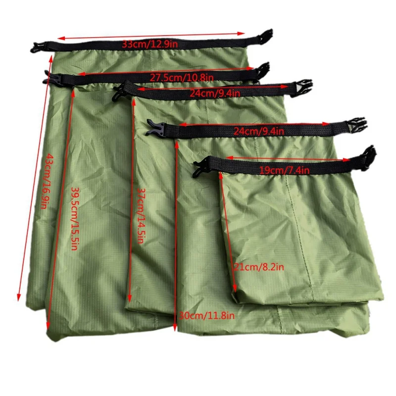 Новое поступление открытый 210 т Водонепроницаемый сумка из текстиля пять наборов для реки походная рафтинг Тур 5 цветов im