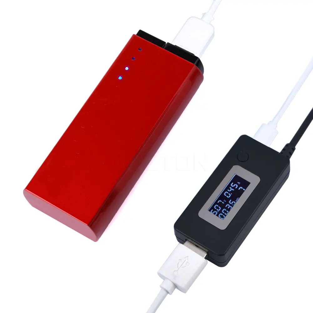

kebidumei 3V 5V 12V To 15V LCD Voltmeter USB Charger Capacity Current Detector Voltage Tester Meter Power tester For Power Bank