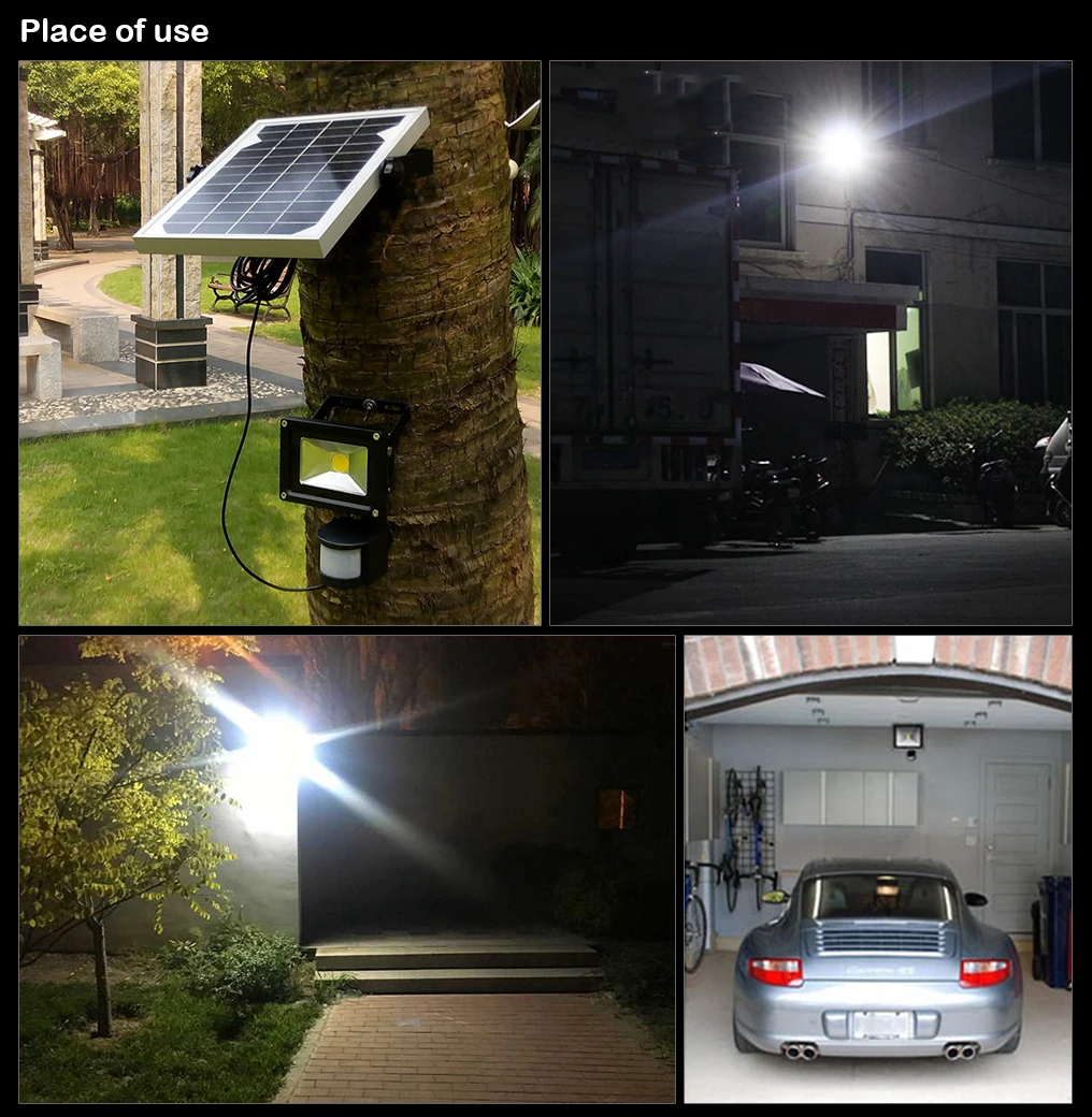 Solar ao ar Lâmpada de Parede Sensor de Movimento à Prova Cerca de Rua Inundação Livre Night Light Água Solar Sconce Porch Caminho Jardim Escadas Corredor d' 4 Parede Night Light Sensor de Movimento À