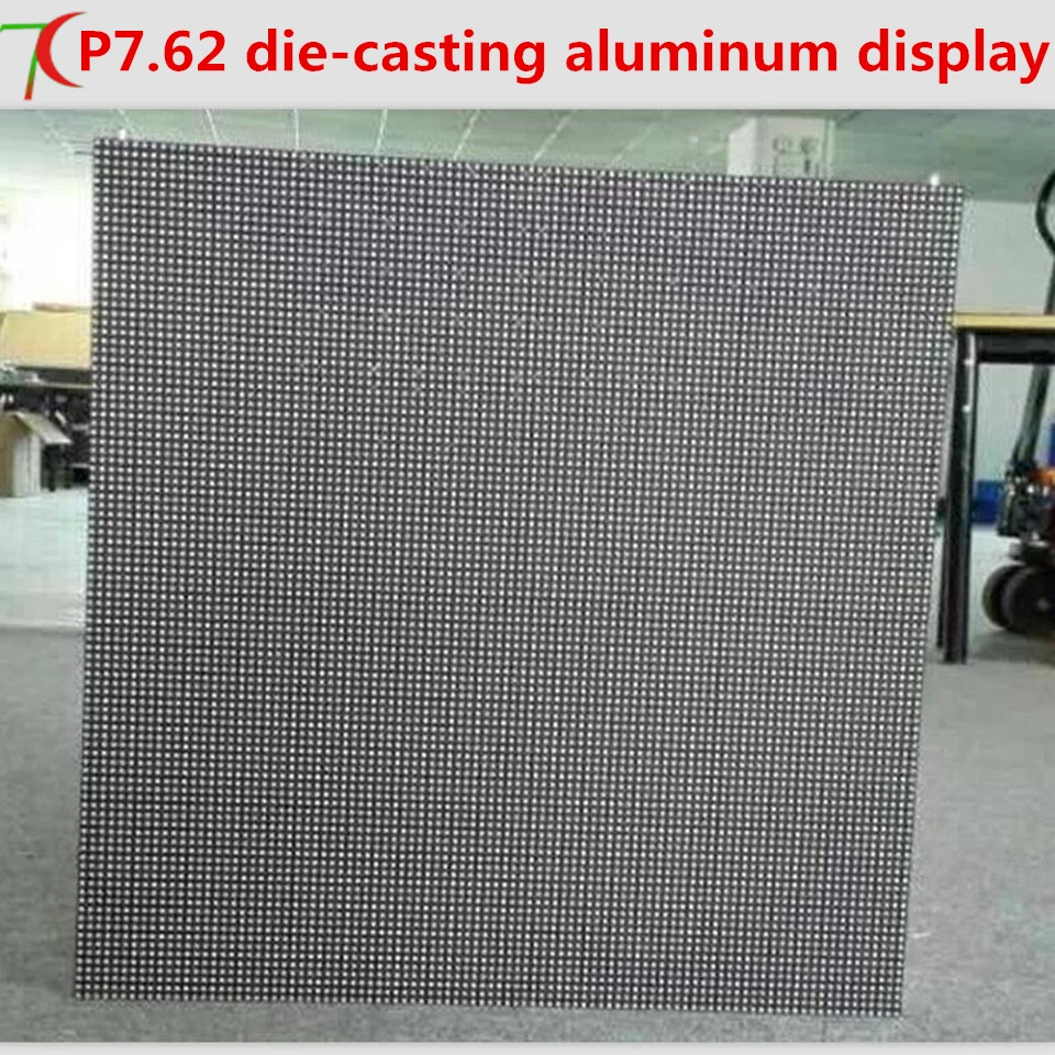 

732*732mm indoor 8scan P7.62 die-casting aluminum cabinet screen,27777dots/m2