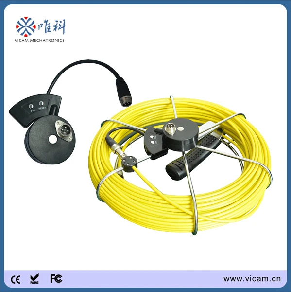 Contador de metros, cable de varilla de empuje de 20m de diámetro, 5,2mm cable de fibra de vidrio de 50m de 7mm|counter meter|cable 20mcable meter counter - AliExpress