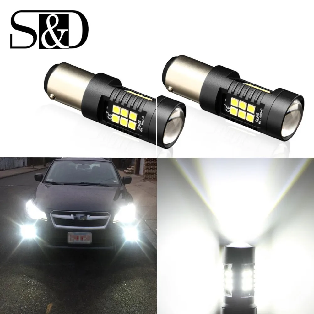 Автомобильные светодиодные лампы P21/5 Вт 1157 BAY15D 21SMD 3030 автомобильные фонари