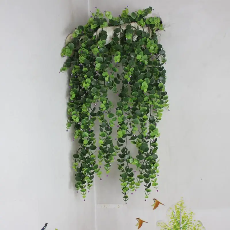 Угол стены цветочных растений, цветочные украшения стены, зеленые растения из ротанга дома Decoratives