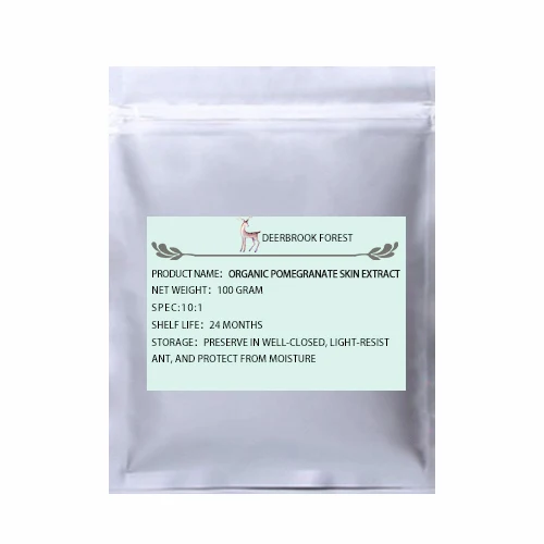 100g(3.53oz) Сертифицированный USDA и EC органический экстракт граната кожи 10: 1 полифенолы эллаговая кислота - Цвет: 100g(3.53oz)