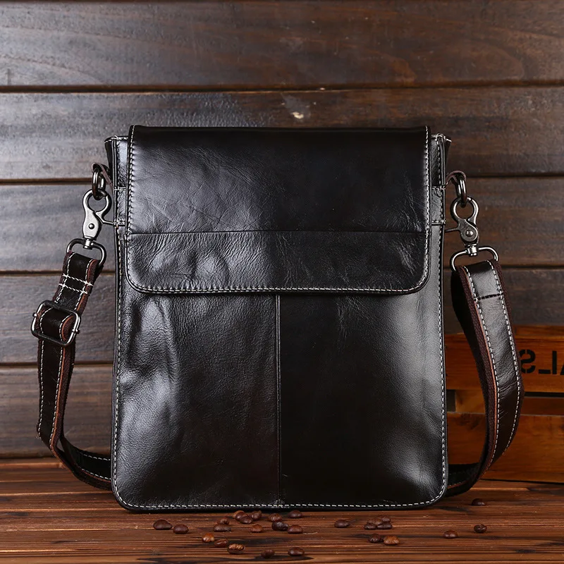 

Leather Male Oil Cowhide Shoulder Sexy Function Shoulder Bag Fashion Handbag Totes Pretty