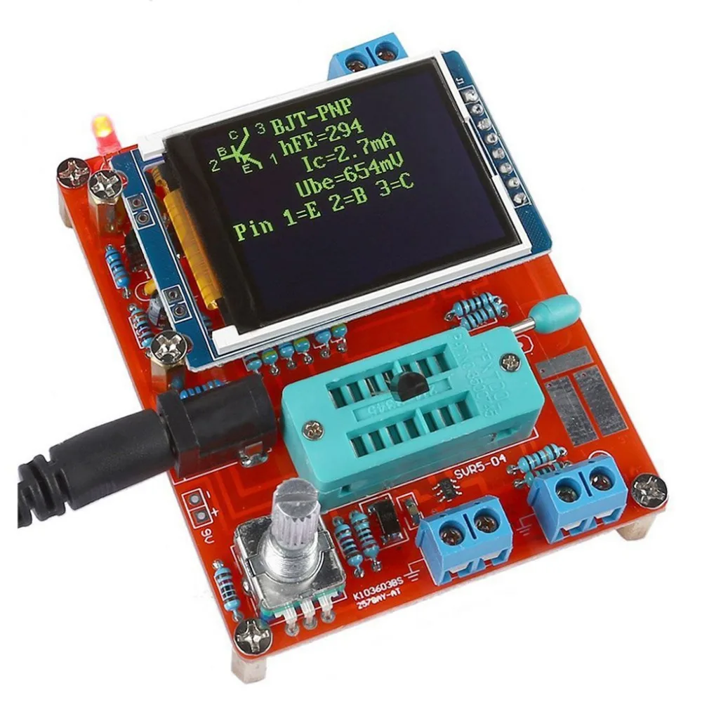 

Multi-functional Automatic Transistor Tester Detection NPN PNP FET Dual Diode Thyristor SCR Meter GM328