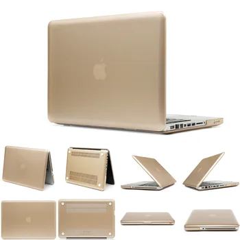 

A1278 A1286 Metallic Finish Matte Laptop Case For Macbook Pro 13.3" 15.4" Professional protection cover shell 2008-2012