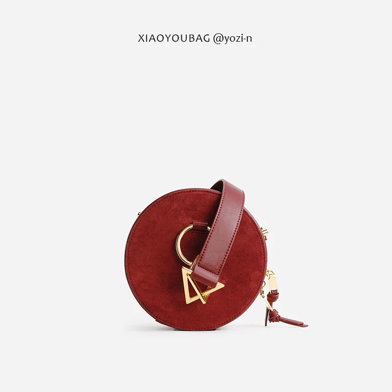 

Vintage small round velvet bread bag women 2018 new chain bag women's messenger bag