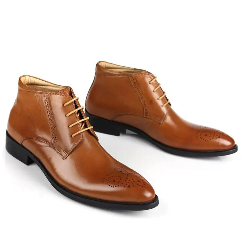 carved leather boots