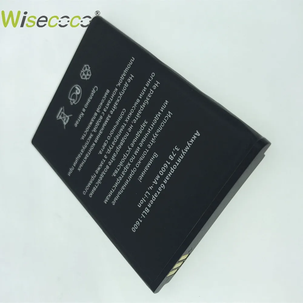 WISECOCO 2 шт. в наличии высокое качество новинка 2019 аккумулятор 1600 мАч для 4Good S450m 4G TLI