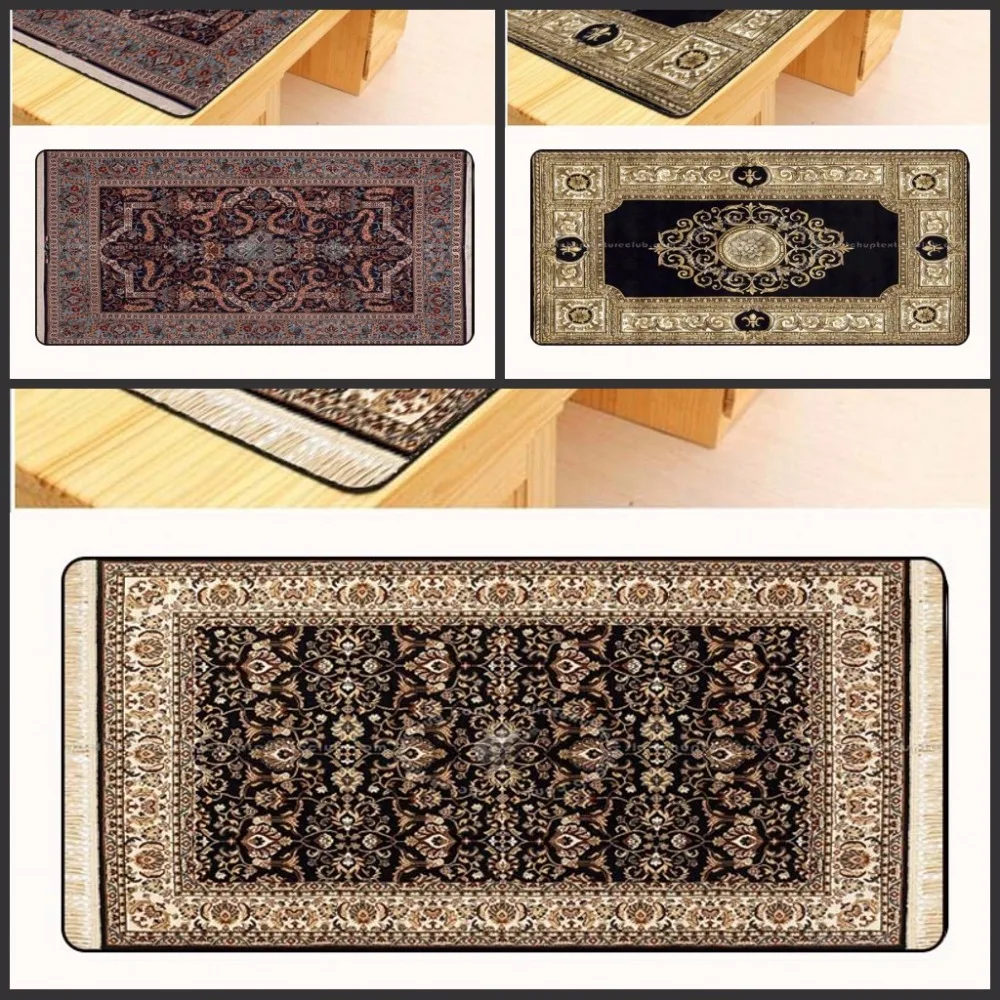 

Yuzuoan Personality Persian Carpet Wheel Overlock Mouse Pad XL 900*400 MM Professional Custom Products For desk mat large