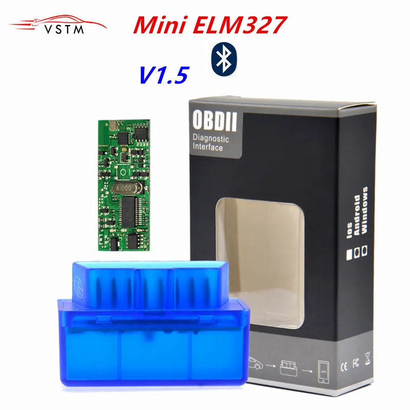 2019 Супер Мини Elm327 Bluetooth автомобильный диагностический инструмент сканер OBD2 V1.5