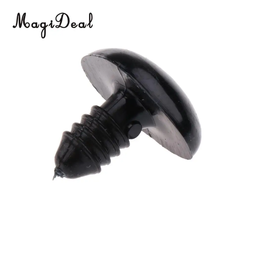 MagiDeal Hot Selling 100Pcs/Lot 10x11mm Safety Nose with BACKS for Bear Doll Dog Animal DIY Crafts Children Toy 4Colors