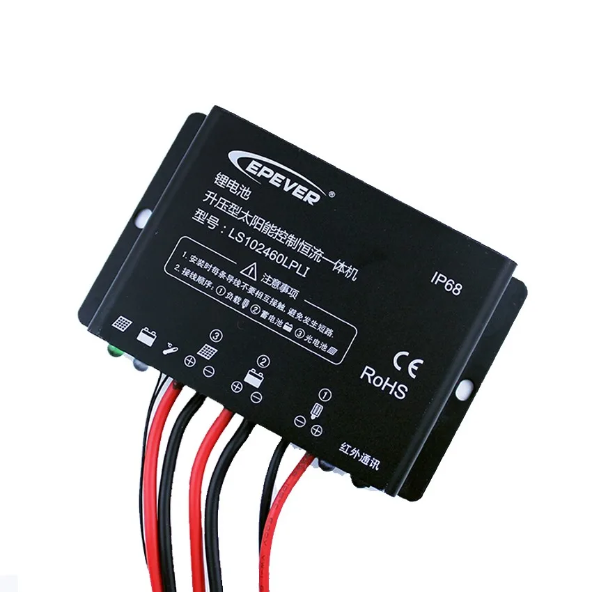 

EPSOLAR LS102460LPLI 10A 12V 24V Solar charger controller timer IP67 Waterproof lithium battery