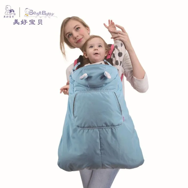 

Waterproof Baby Carrier Cloak Velvet Cape Cloak Winter Warm Cover Wind Out Necessary Carrying Children Backpack Sling Cloak M119