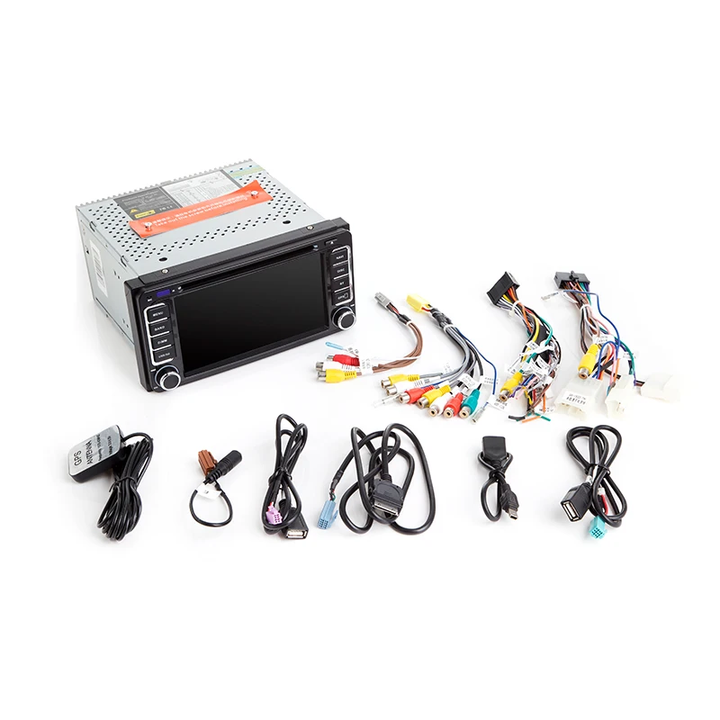 Excellent 2din Car Radio GPSAndroid 9.0 Car Multimedia Player For Toyota Land Cruiser 100 200 Prado 120 150 Rush Corolla Hiace Yaris Hilux 4