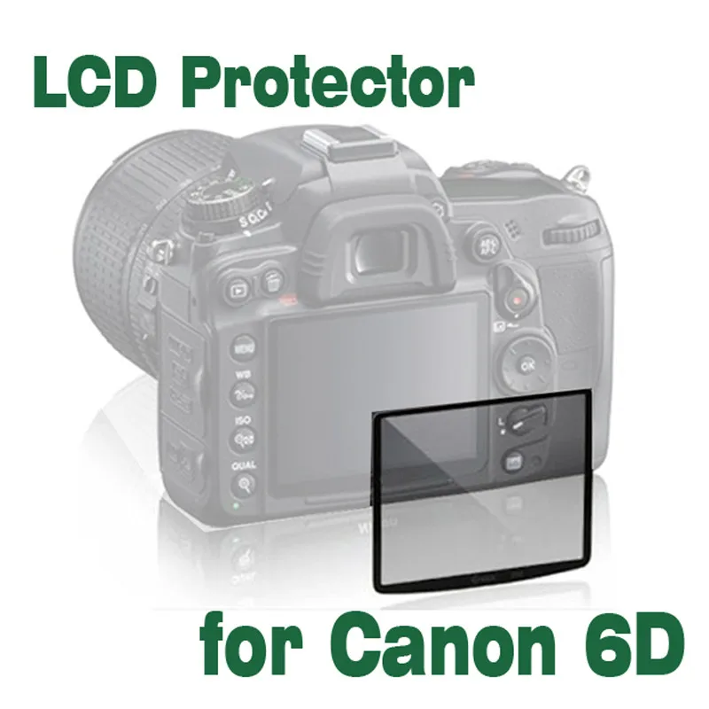 High Quality 1Pcs Professional LCD Optical Glass Screen Protector for Canon 6D Compact Protective Film camera accessories | Электроника