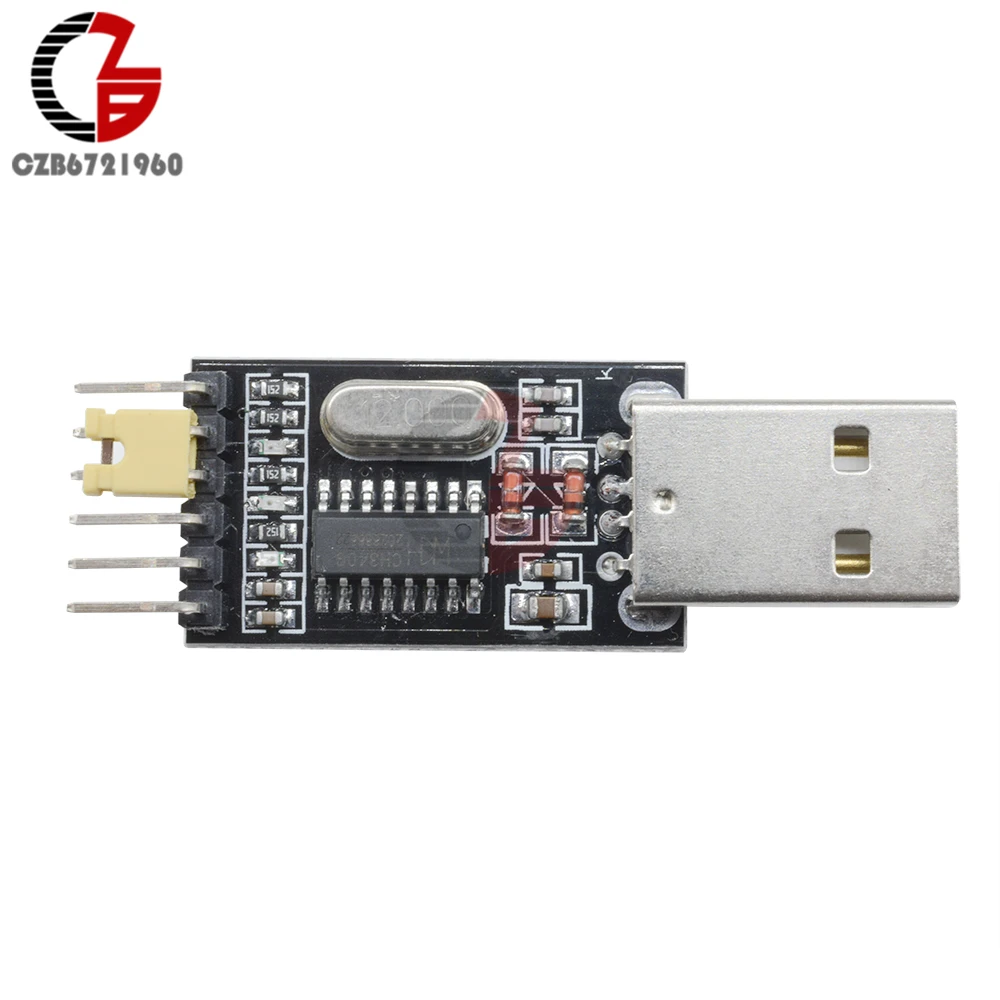 USB для ttl CH340 модуль преобразователя CH340G UART плата адаптера 3,3 V 5V Замена Pl2303 CP2102