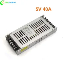 200 Вт источник питания 5V40a полноцветный светодиодный дисплей p2p2.5p3 арендный шкаф использования