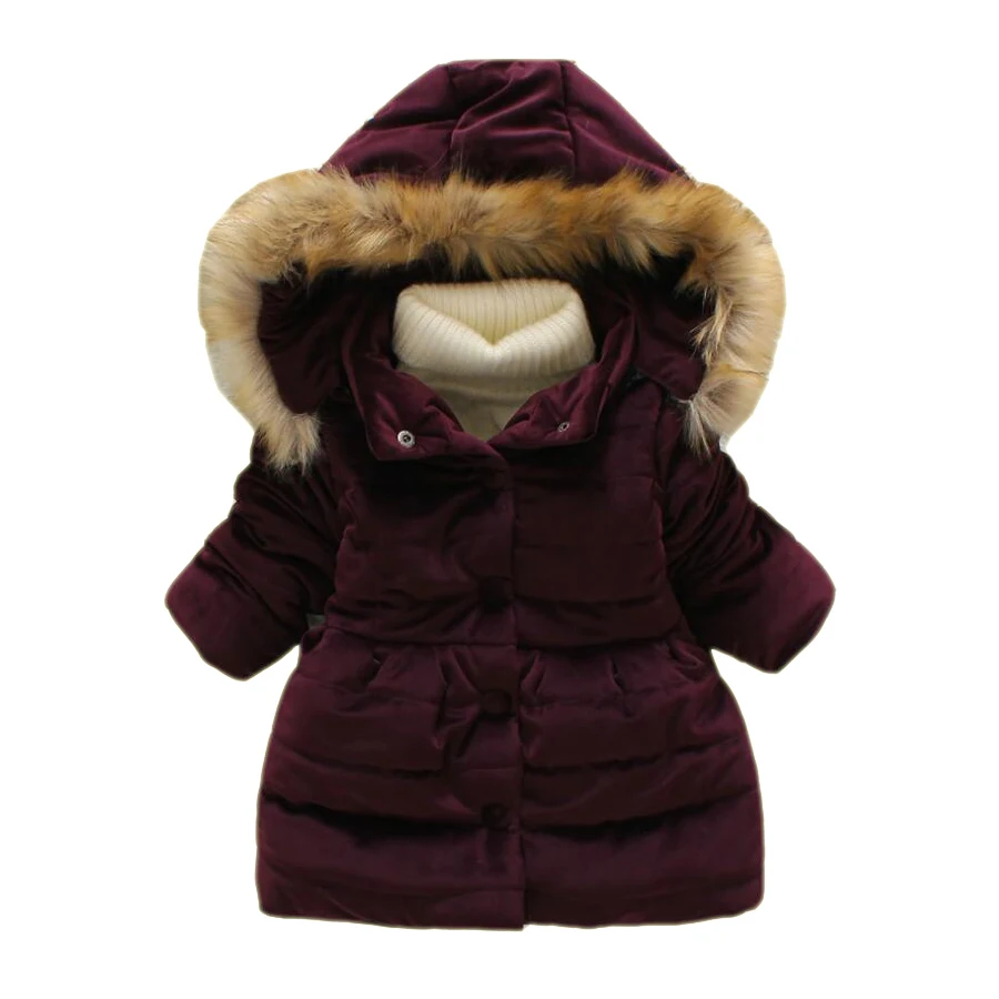 Возраст: 3, 4, 6, 8 лет, платье для малышей, девочек девочки Уплотненные теплые пальто детские пальто зимние куртки на меху для детей, верхняя одежда хлопковые пиджаки