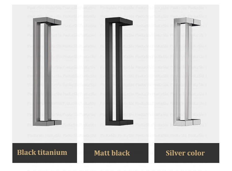 Ручка из нержавеющей стали для стеклянной двери, деревянные дверные ручки, отделка щеткой 800 мм прочные толстые ручки