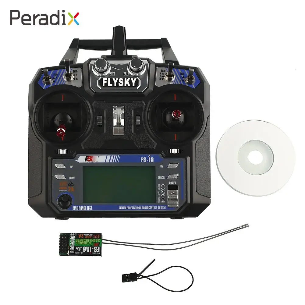 

Flysky FS-i6 2.4G 6CH RC Transmitter FS-iA6 For RC Plane Quadcopter Drone*