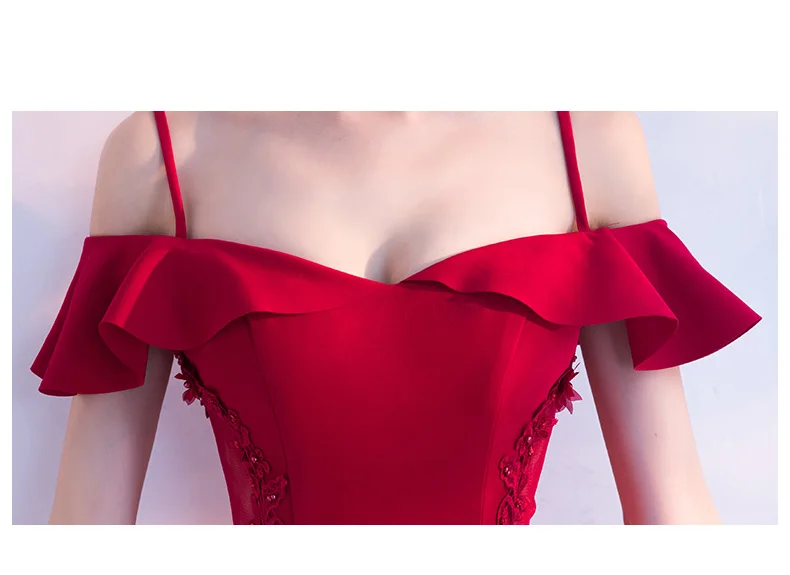 Aswomoye вечернее платье 2018 Сексуальная спинки бисера Вечерние Платье Русалка платье для выпускного вечера Пользовательские оборками вырез