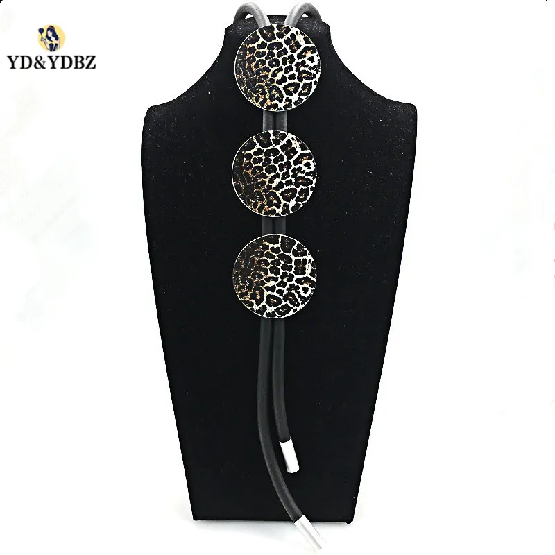 

YD&YDBZ Designer New Bohemian Style Leopard Round Necklace Womens Necklaces Jewelry Fashion Pendant Necklace Birthday Present