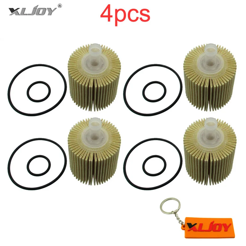 XLJOY 4pcs Oil Filter For Lexus IS250 IS350 GS300 GS350 GX460 2006 2015