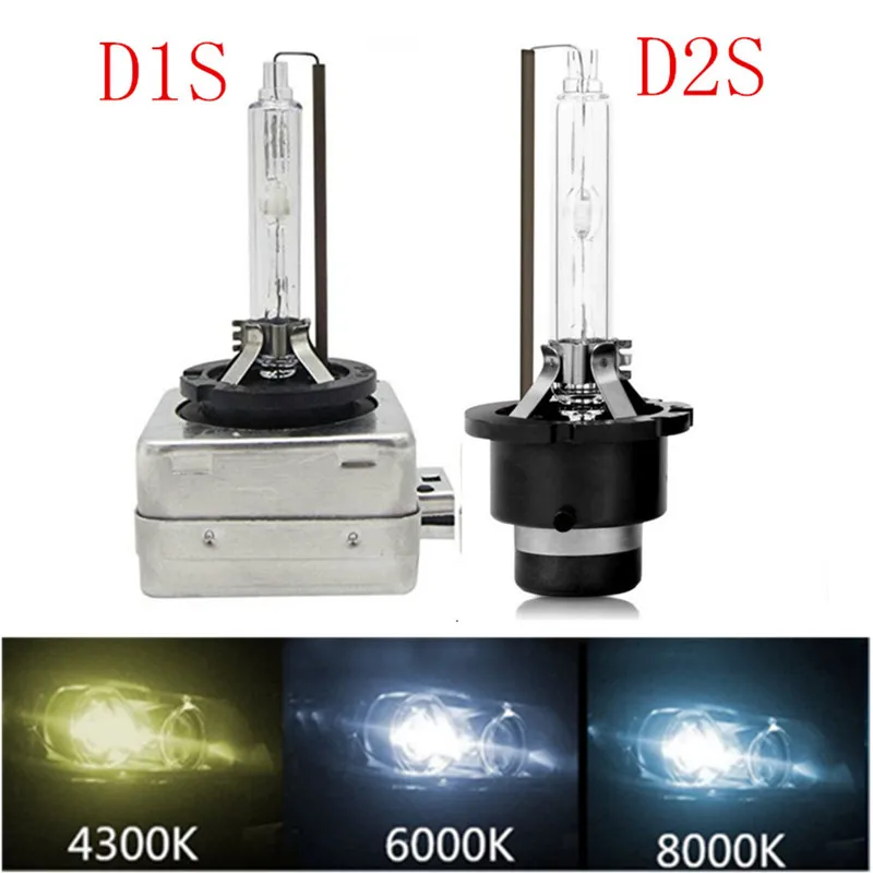 2Pcs D1S D2S HID XENON Bulbs 4300K 6000K 8000K D2S D1S Xenon HID Lamp