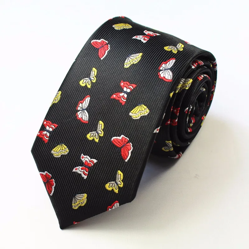Ricnais мужские шелковые галстуки с животными, жаккардовый переплетенный Рождественский галстук, тонкий галстук, Классический Модный деловой Свадебный галстук для мужчин