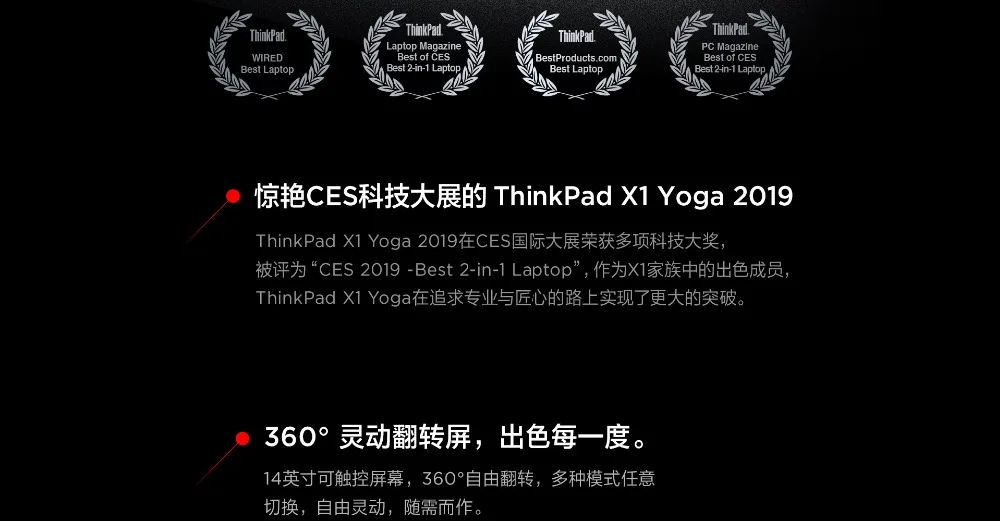 Топ lenovo Elite бизнес-ноутбук ThinkPad X1 Yoga с 10-го поколения Core i7 16 Гб ОЗУ 1 ТБ SSD WQHD сенсорный экран 360 ° ручка с откидной крышкой