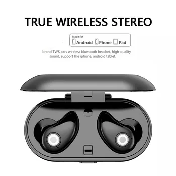 

Yulubu New A8 TWS True Wireless Stereo Bluetooth Earphones with charge Box Bluetooth 4.2 Dual bluetooth Earbuds For IOS Android