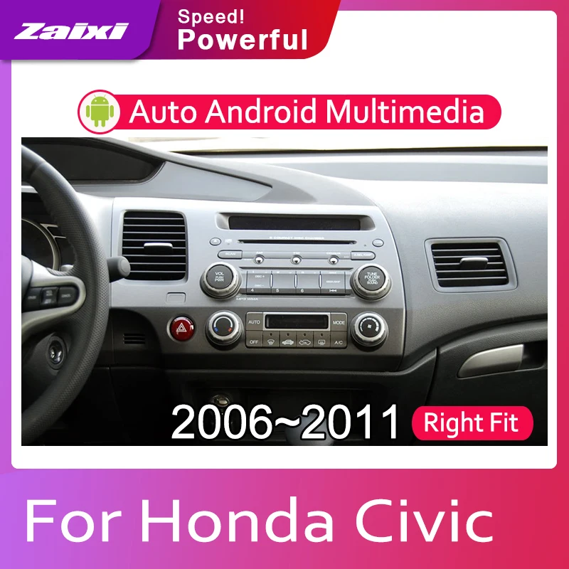 Flash Deal ZaiXi Car Android System 1080P IPS LCD Screen For Honda Civic 2006~2011 Car Radio Player GPS Navigation BT WiFi AUX 5 Flash Deal ZaiXi Car Android System 1080P IPS LCD Screen For Honda Civic 2006~2011 Car Radio Player GPS Navigation BT WiFi AUX 5