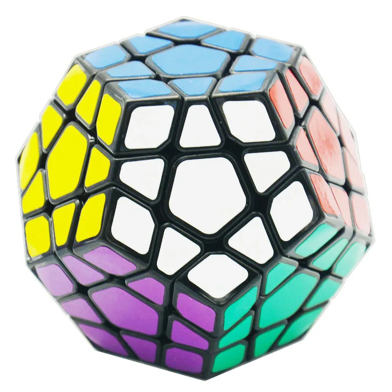 Shengshou Aurora Megaminx Cube PVC Sticker 3x3x3 Magic Cube Professional Puzzle Speed Cubes Special Toys