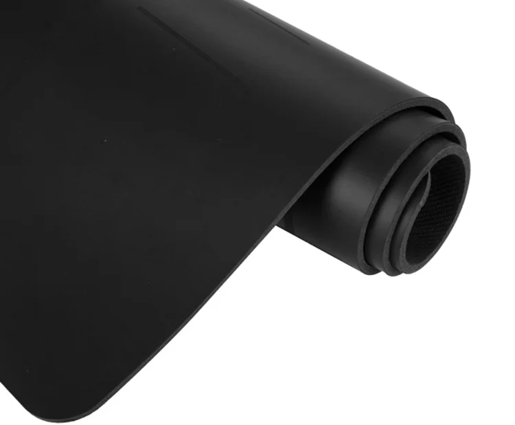 5 мм черный PU противоскользящим Подушечка Для Йоги натуральный каучук гравировкой положение линии точка положения Дизайн Йога Спортивный