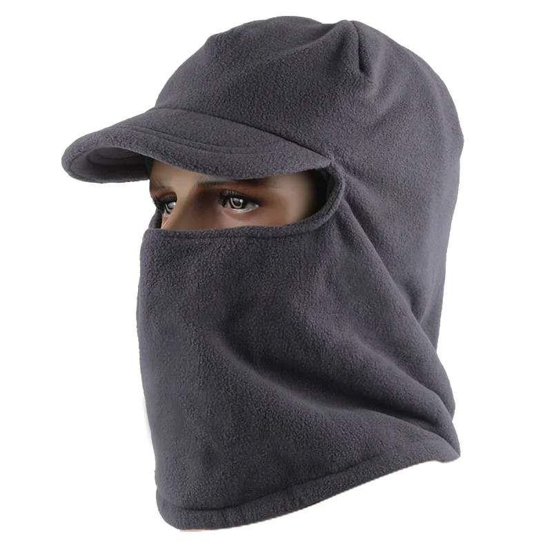 ReFire Gear Winter Warm Fleece Skullies Beanies Hat Men Thermal Balaclava Cap Polar Neck Face Mask Tactical Bonnet Beanies Hats